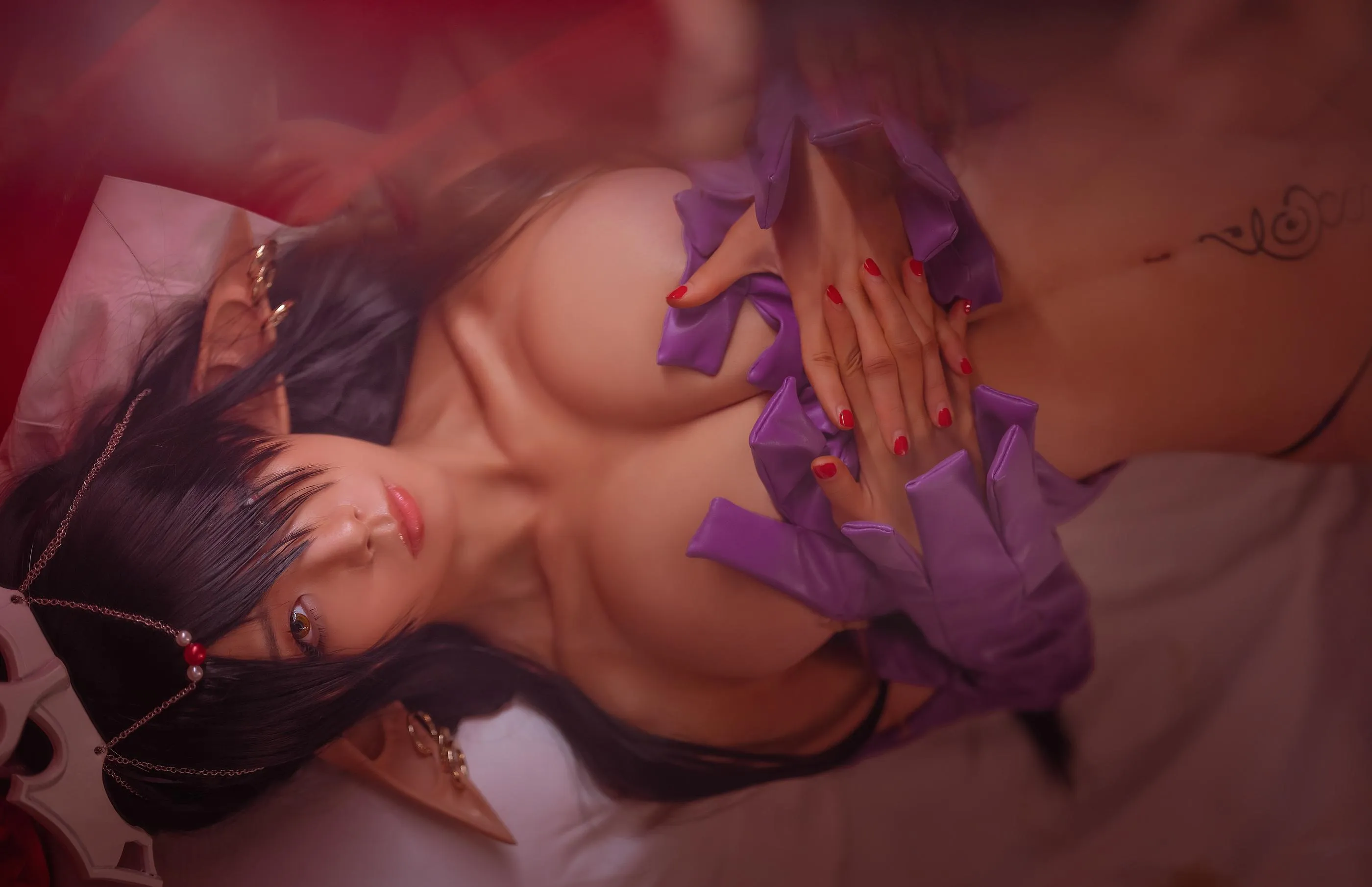 水淼 – NO.02 -黒獣 黑精灵女王 [31P]插图8